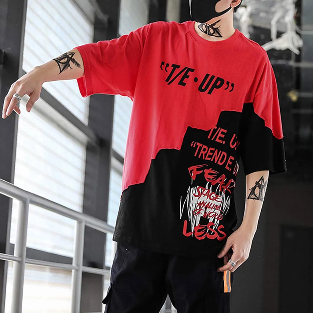T Shirt For Teens Summer Streetwear Casual Hip-Hop Tshirt Men Casual Print letters Pullover Men's T-shirt Shirt Tops Tee 19APR2
T Shirt For Teens Summer Streetwear Casual Hip-Hop Tshirt Men Casual Print letters Pullover Men's T-shirt Shirt Tops Tee 19APR2
