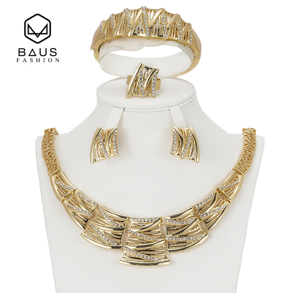 BAUS Women Wedding Jewelry Sets For Bridal Gold Color Vintage Ethiopian African Dubai Mother Day Xmas Charm Gift Accessories
BAUS Women Wedding Jewelry Sets For Bridal Gold Color Vintage Ethiopian African Dubai Mother Day Xmas Charm Gift Accessories