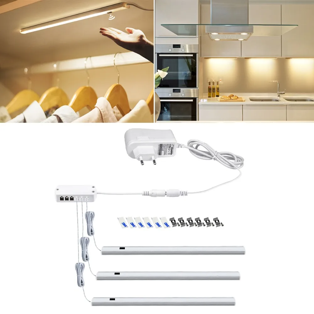 Hand Sweep Light Bar Lamp Motion Sensor LED AC 220V To DC 12V Power Adapter EU Plug LED Lights Cabinet Closet Cupboard Kitchen
Hand Sweep Light Bar Lamp Motion Sensor LED AC 220V To DC 12V Power Adapter EU Plug LED Lights Cabinet Closet Cupboard Kitchen