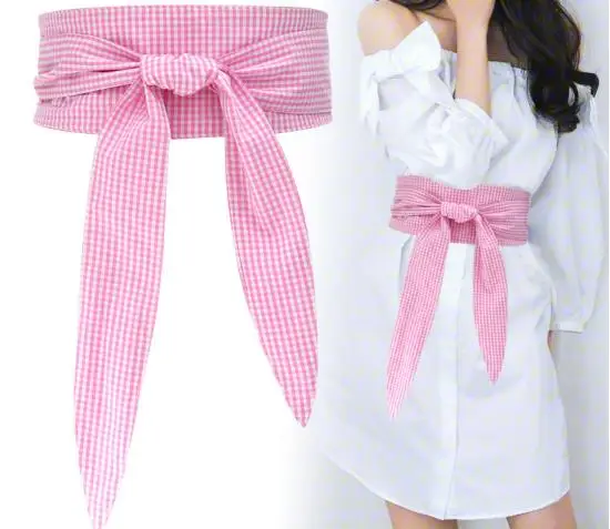 Super Sale 2018 Summer Fashion Hounds tooth Pure Cotton Waist Band For Young Ladies Bow Tie Cinch Belt
Super Sale 2018 Summer Fashion Hounds tooth Pure Cotton Waist Band For Young Ladies Bow Tie Cinch Belt