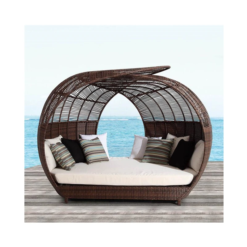 Whilesale Latest Designs Apple Shape Wicker Daybed Outdoor Sun Bed unique rattan day bed
Whilesale Latest Designs Apple Shape Wicker Daybed Outdoor Sun Bed unique rattan day bed