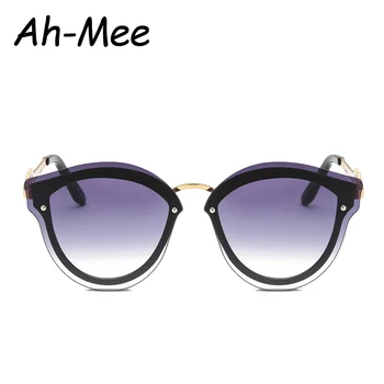 Fashion Women Cat Eye Sunglasses Vintage Oval Brand Designer Sun Glasses Rimless Flat Panel Clear Lens Metal Frame Shades UV400
Fashion Women Cat Eye Sunglasses Vintage Oval Brand Designer Sun Glasses Rimless Flat Panel Clear Lens Metal Frame Shades UV400