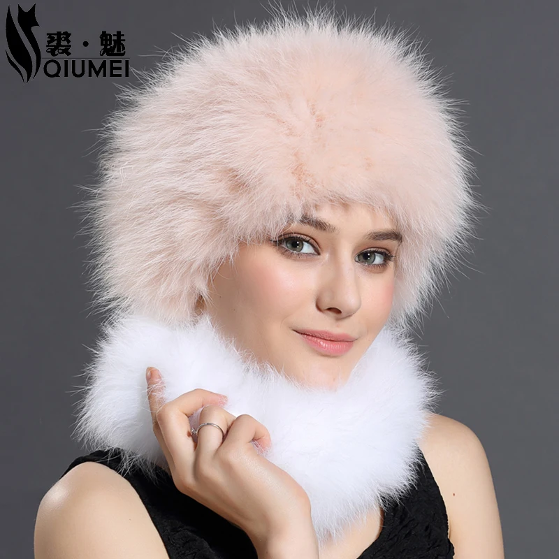 New Classic Genuine 100/% real Blue fox fur collar women warm fashion Scarf