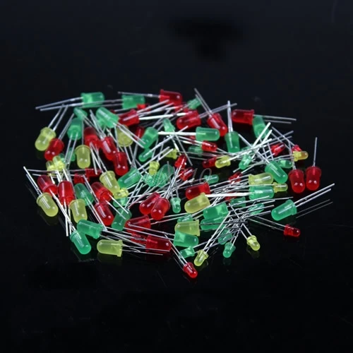 1Pack 100Pcs 3mm 5mm Red Yellow Green LED Round Light-emitting diode Mixed Color S08 Drop ship
1Pack 100Pcs 3mm 5mm Red Yellow Green LED Round Light-emitting diode Mixed Color S08 Drop ship