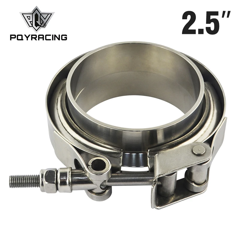 PQY - 2.5" SUS 304 Steel Stainless Exhaust V Band Clamp Flange Kit QUICK RELEASE CLAMP Male Female FLANGE OR NORMAL TYPE
PQY - 2.5" SUS 304 Steel Stainless Exhaust V Band Clamp Flange Kit QUICK RELEASE CLAMP Male Female FLANGE OR NORMAL TYPE