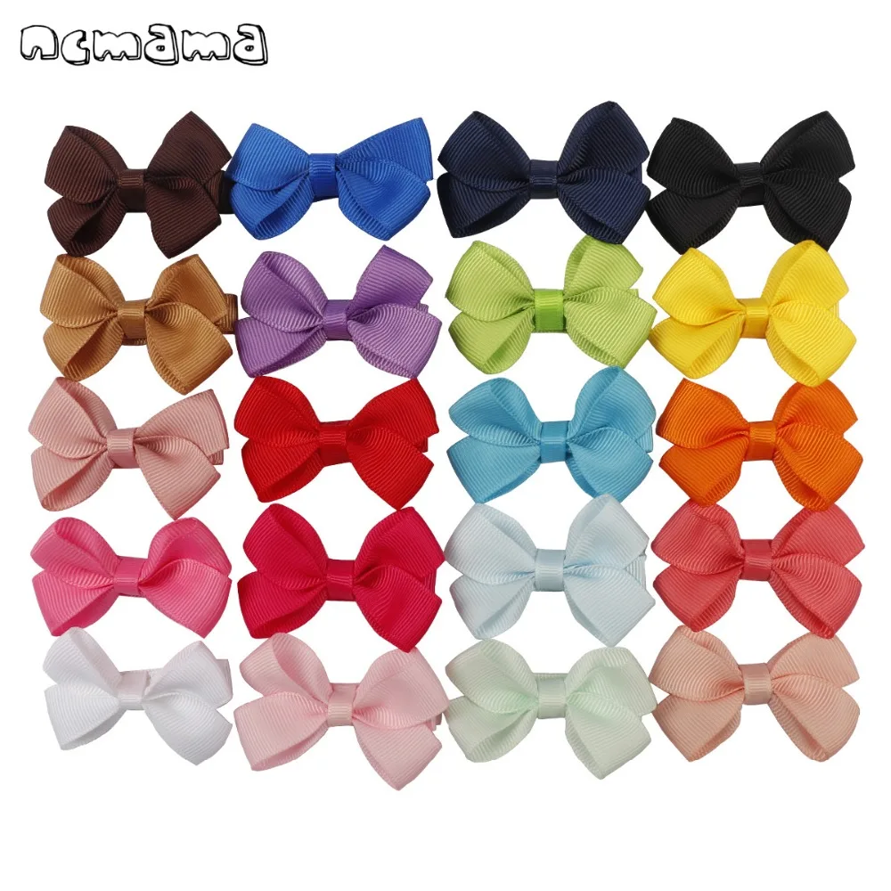ncmama Hair Accessories 2" Mini Hair Bows for Girls Solid Color Grosgrain Ribbons Hair Clips Hairgrips 20 Pcs/lot Kids Headwear
ncmama Hair Accessories 2" Mini Hair Bows for Girls Solid Color Grosgrain Ribbons Hair Clips Hairgrips 20 Pcs/lot Kids Headwear