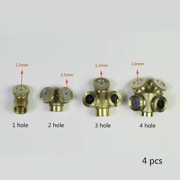 4 pcs Adjustable brass spray misting nozzle Garden sprinklers watering irrigation Water Spray Nozzle M14 Female Thread
4 pcs Adjustable brass spray misting nozzle Garden sprinklers watering irrigation Water Spray Nozzle M14 Female Thread
