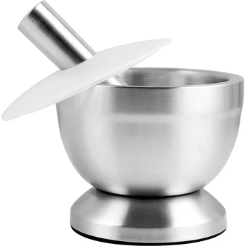 SU select size 304 stainless steel pestle crushing garlic pot household manual garlic mortar grinding rake
SU select size 304 stainless steel pestle crushing garlic pot household manual garlic mortar grinding rake