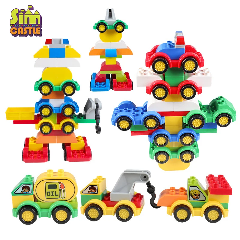 DIY Colorful City House Roof Big Particle Building Blocks Castle Educational Toy For Children Compatible slide
DIY Colorful City House Roof Big Particle Building Blocks Castle Educational Toy For Children Compatible slide