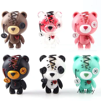 Your Toy Raggedy Teddy Pink Luminous Brown Panda Ghost Black Teddy Bear PVC Action Figures Collectible Model Toy 6pcs/set
Your Toy Raggedy Teddy Pink Luminous Brown Panda Ghost Black Teddy Bear PVC Action Figures Collectible Model Toy 6pcs/set
