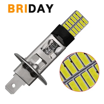 2pcs H1 H3 LED White Bulb Super Bright 4014 24SMD Headlamp Fog Light 6000K Daytime Running Light 12V 24V Auto Motorcycle Lamp
2pcs H1 H3 LED White Bulb Super Bright 4014 24SMD Headlamp Fog Light 6000K Daytime Running Light 12V 24V Auto Motorcycle Lamp