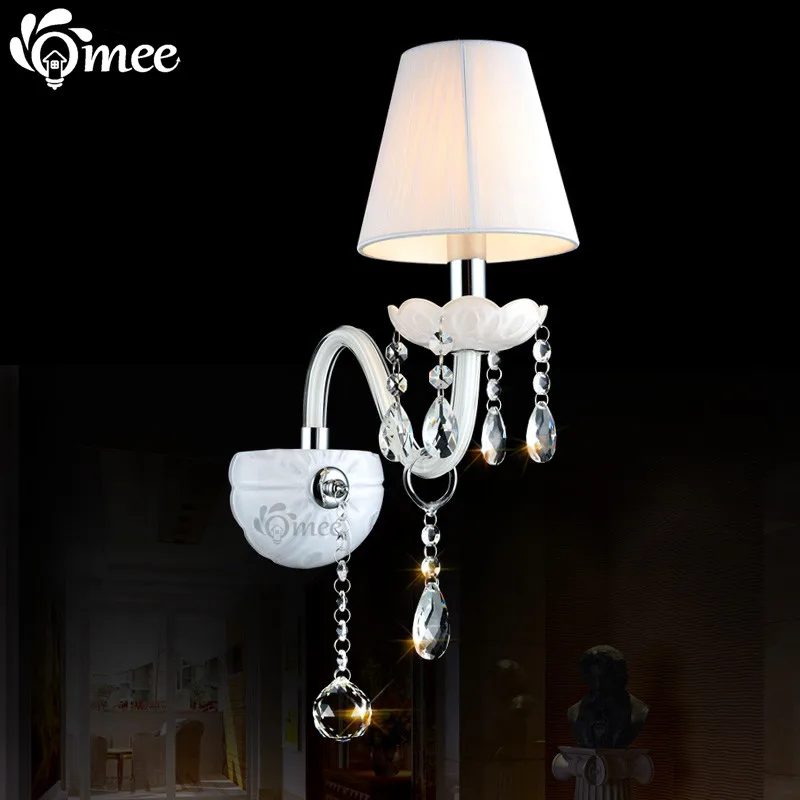 Mooi 1 Bulb White Wall Lamps / Crystal Mounte Wall Light , Match Head Lampshade E14 LED Bulbs Lighting for Bedroom Free shipping
Mooi 1 Bulb White Wall Lamps / Crystal Mounte Wall Light , Match Head Lampshade E14 LED Bulbs Lighting for Bedroom Free shipping