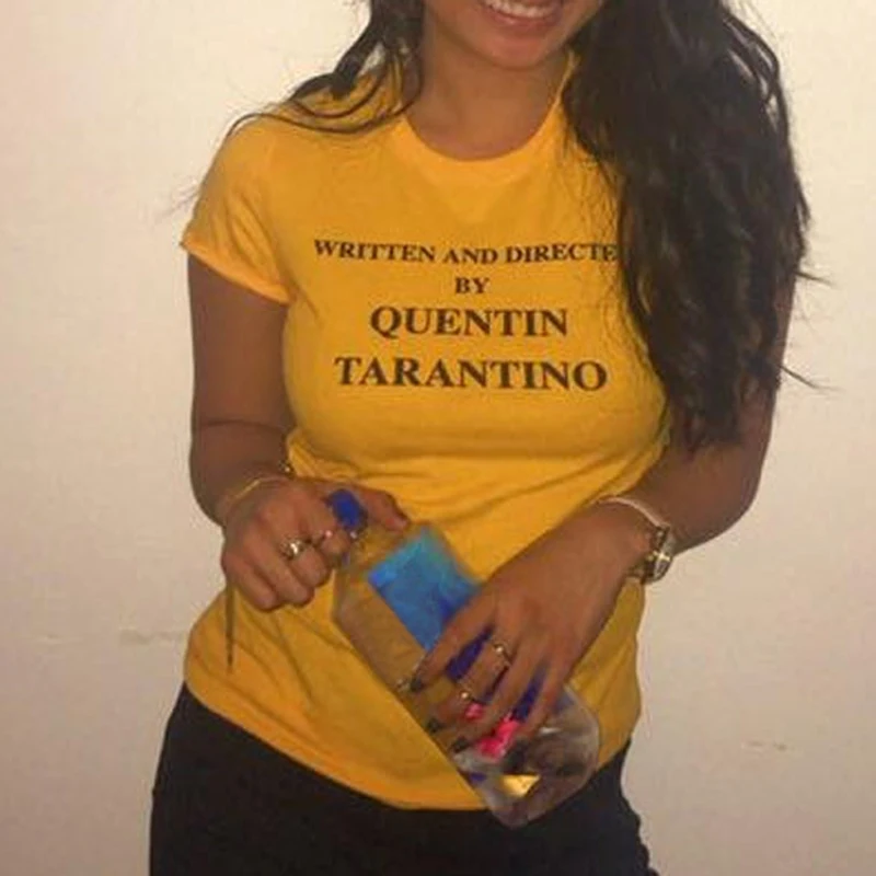 Written And Directed BY QUENTIN TARANTINO Funny T-Shirt Women Funny Unisex Tumblr Graphic tees Fashion Clothes t shirt tshirt
Written And Directed BY QUENTIN TARANTINO Funny T-Shirt Women Funny Unisex Tumblr Graphic tees Fashion Clothes t shirt tshirt
