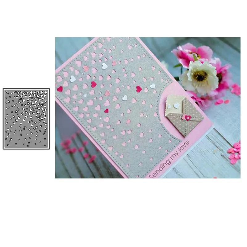 AddyCraft Metal Cutting Dies cut die mold Heart shaped hole background Scrapbook paper craft knife mould blade punch stencils
AddyCraft Metal Cutting Dies cut die mold Heart shaped hole background Scrapbook paper craft knife mould blade punch stencils