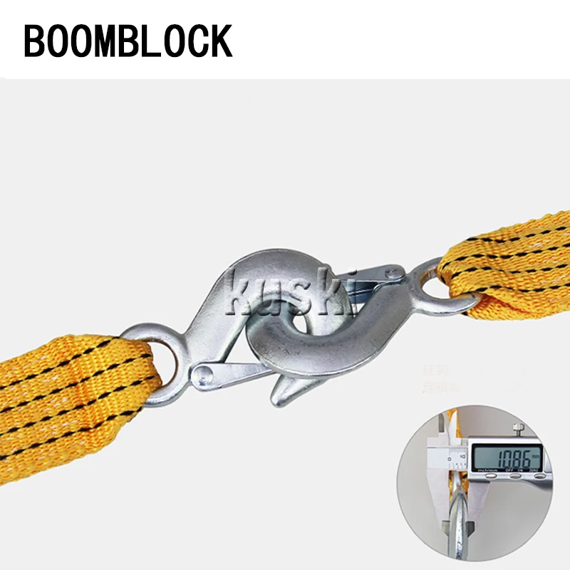 BOOMBLOCK Car Trailer Rope 3 Tons 3 Meters For Peugeot 307 206 Jeep Ford Focus 2 3 VW Polo Golf 4 5 7 Touran T5 T4 Accessories
BOOMBLOCK Car Trailer Rope 3 Tons 3 Meters For Peugeot 307 206 Jeep Ford Focus 2 3 VW Polo Golf 4 5 7 Touran T5 T4 Accessories