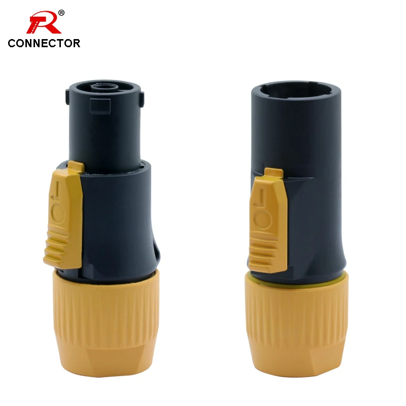 50pcs Waterproof PowerCON Connector Male Plug & Female Jack NAC3FX-W NAC3MX-W PA66 Material IP65 Grade Waterproof Orange Color
50pcs Waterproof PowerCON Connector Male Plug & Female Jack NAC3FX-W NAC3MX-W PA66 Material IP65 Grade Waterproof Orange Color