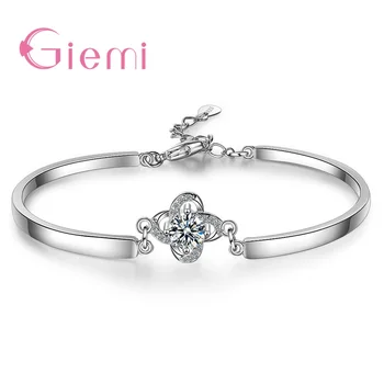 Factory Direct Sale New Fashion Trend 925 Sterling Silver Bangle With Nice Flower Shape Crystal Good Jewelry Gift For Women/Girl
Factory Direct Sale New Fashion Trend 925 Sterling Silver Bangle With Nice Flower Shape Crystal Good Jewelry Gift For Women/Girl