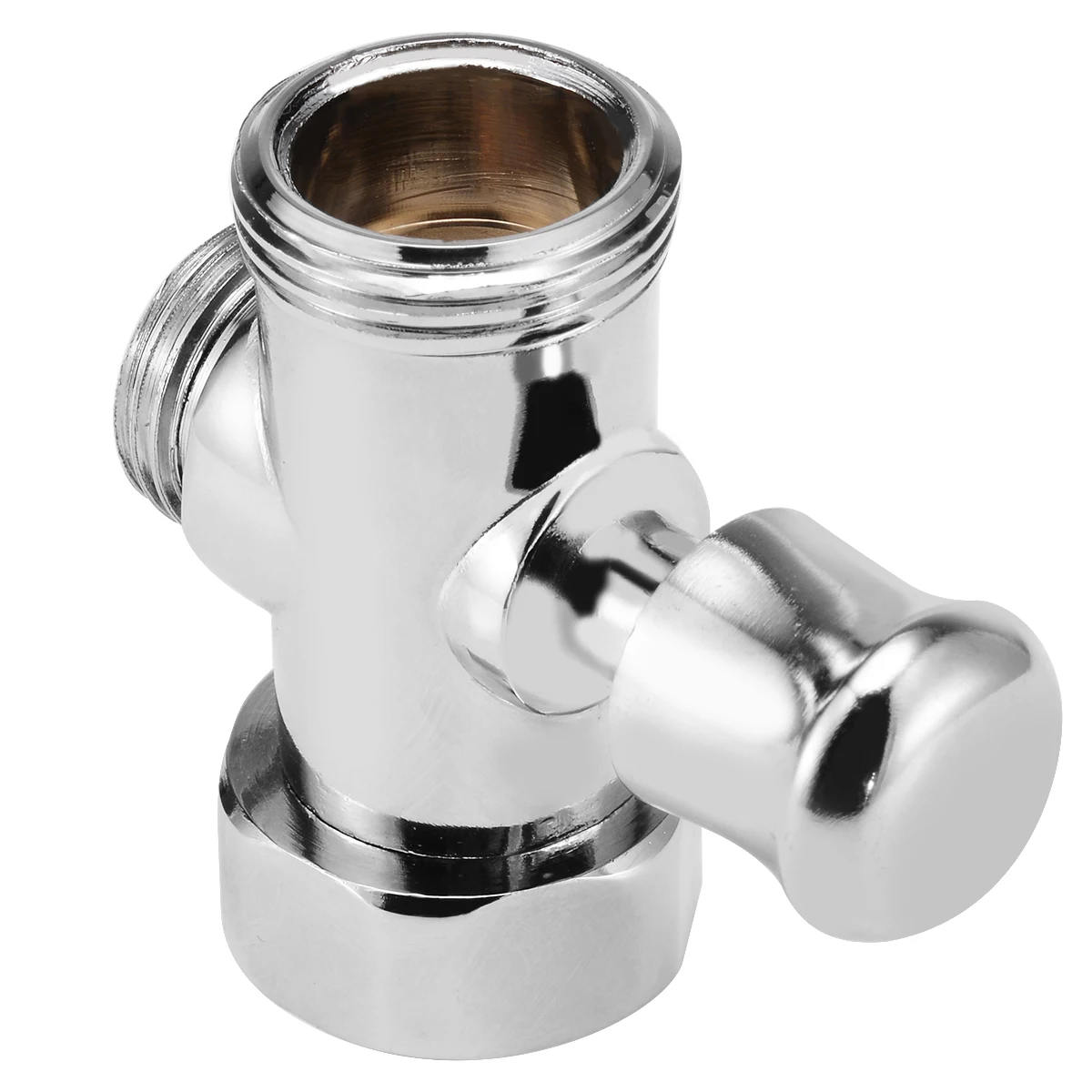 3 Way Bathroom Toilet Bidet 3/4'' & 1/2'' BSP T-adapter Shower Diverter Valve Shower Head For Toilet Bidet Shower Bathroom Tool