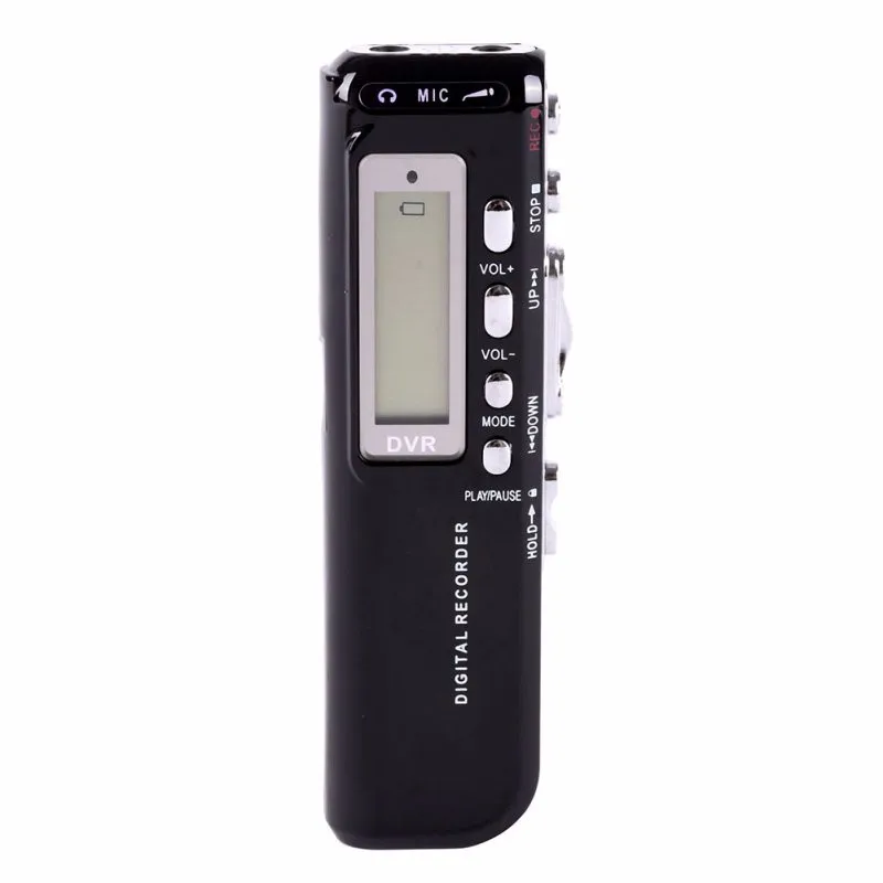 

4GB High Quality USB VOR Rechargeable Digital Audio Voice Recorder 650Hr Dictaphone MP3 Player Black color