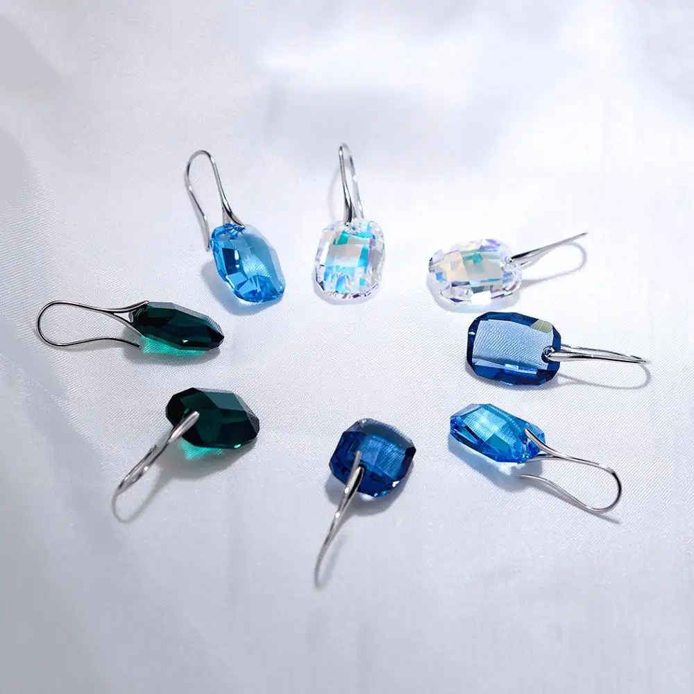 BAFFIN Original Crystals From Swarovski Square Drop Earrings Big Hanging Pendientes For Women Silver Color Statement Jewelry
BAFFIN Original Crystals From Swarovski Square Drop Earrings Big Hanging Pendientes For Women Silver Color Statement Jewelry