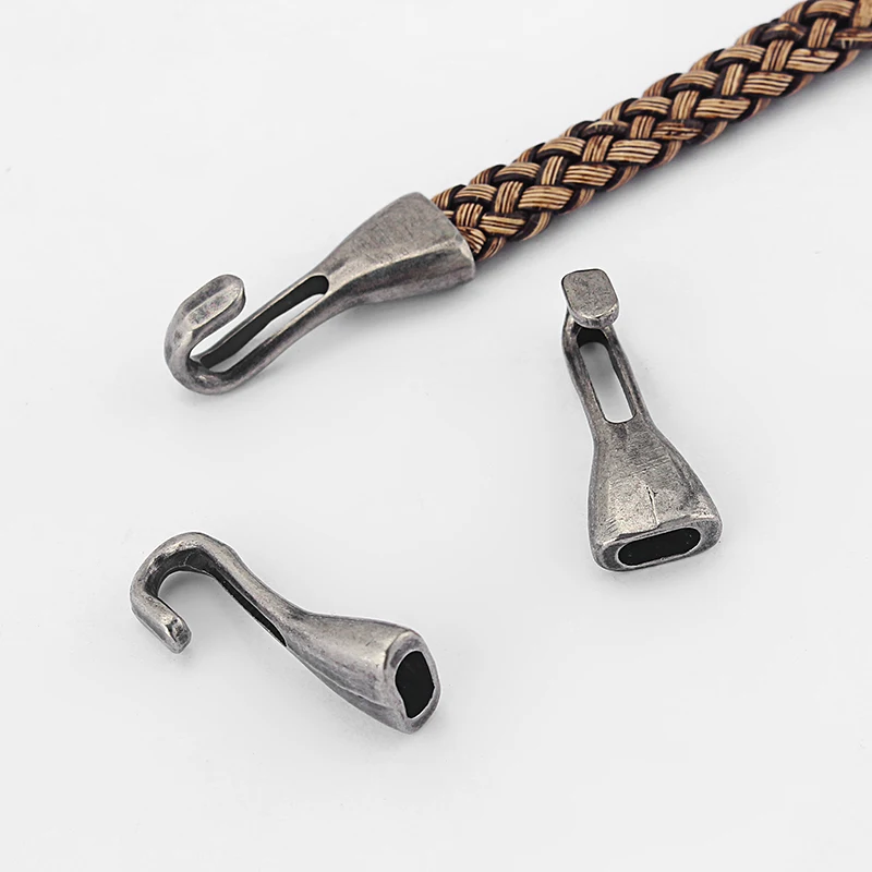 10Pcs Gunmetal Hook Clasp Bracelet Findings For 7.5mm*4mm Flat Leather Cord DIY Jewellery Making
10Pcs Gunmetal Hook Clasp Bracelet Findings For 7.5mm*4mm Flat Leather Cord DIY Jewellery Making