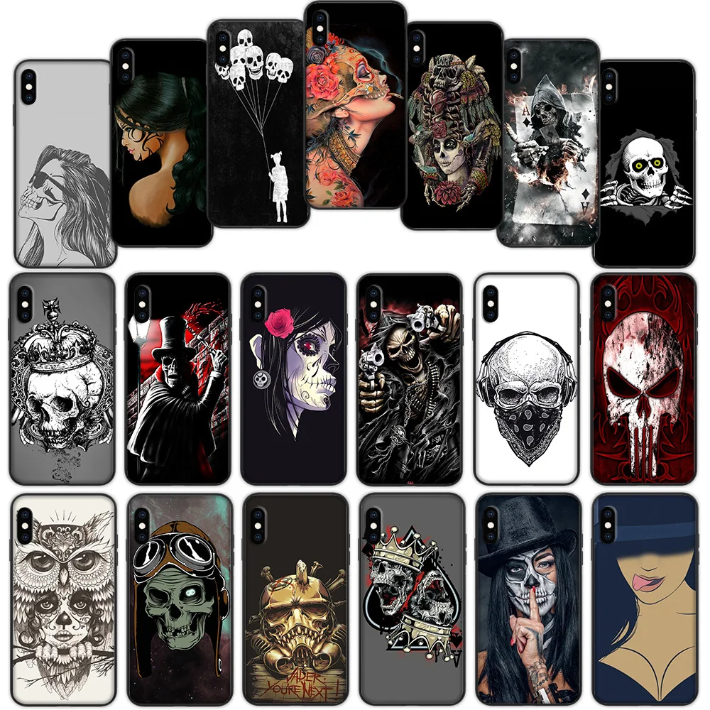 Mexican Skull Girl tattooed Soft Cover Case for iPhone XS 11 Pro Max XR X 7 8 6 6S Plus
Mexican Skull Girl tattooed Soft Cover Case for iPhone XS 11 Pro Max XR X 7 8 6 6S Plus