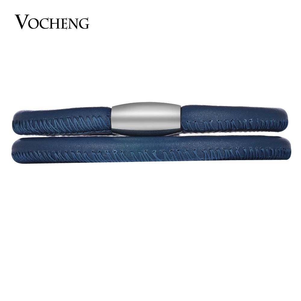 Vocheng Endless Charms Sheep Leather Bracelet Interchangeable Jewelry Single Double Bangle Stainless Steel Magnet Clasp VC-323
Vocheng Endless Charms Sheep Leather Bracelet Interchangeable Jewelry Single Double Bangle Stainless Steel Magnet Clasp VC-323
