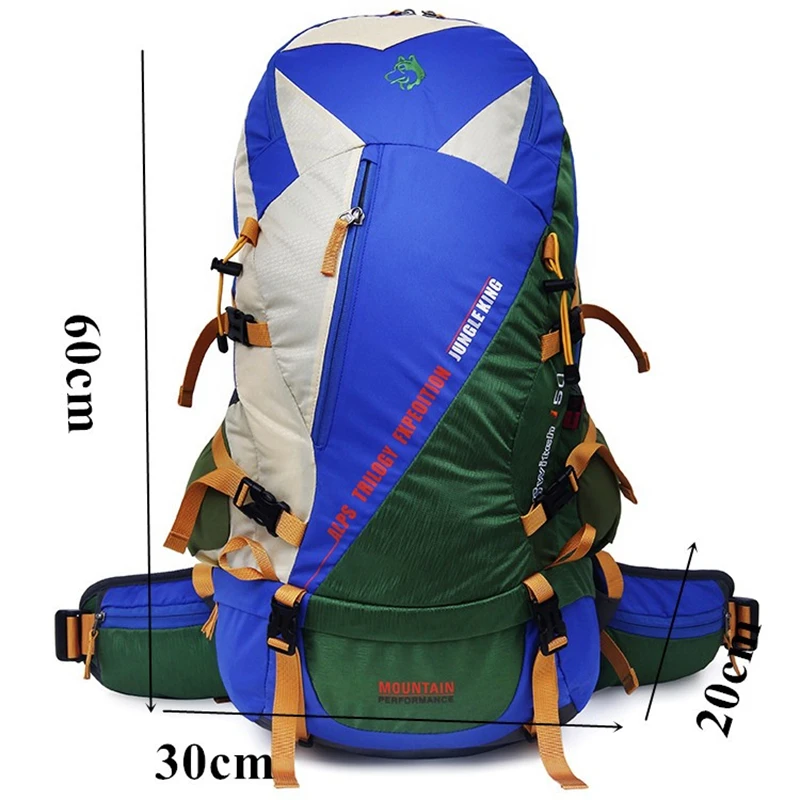 Jungle King new large capacity ultra light dragon hill climbing Professional mountaineering bag outdoor sports backpack 50L bag
Jungle King new large capacity ultra light dragon hill climbing Professional mountaineering bag outdoor sports backpack 50L bag