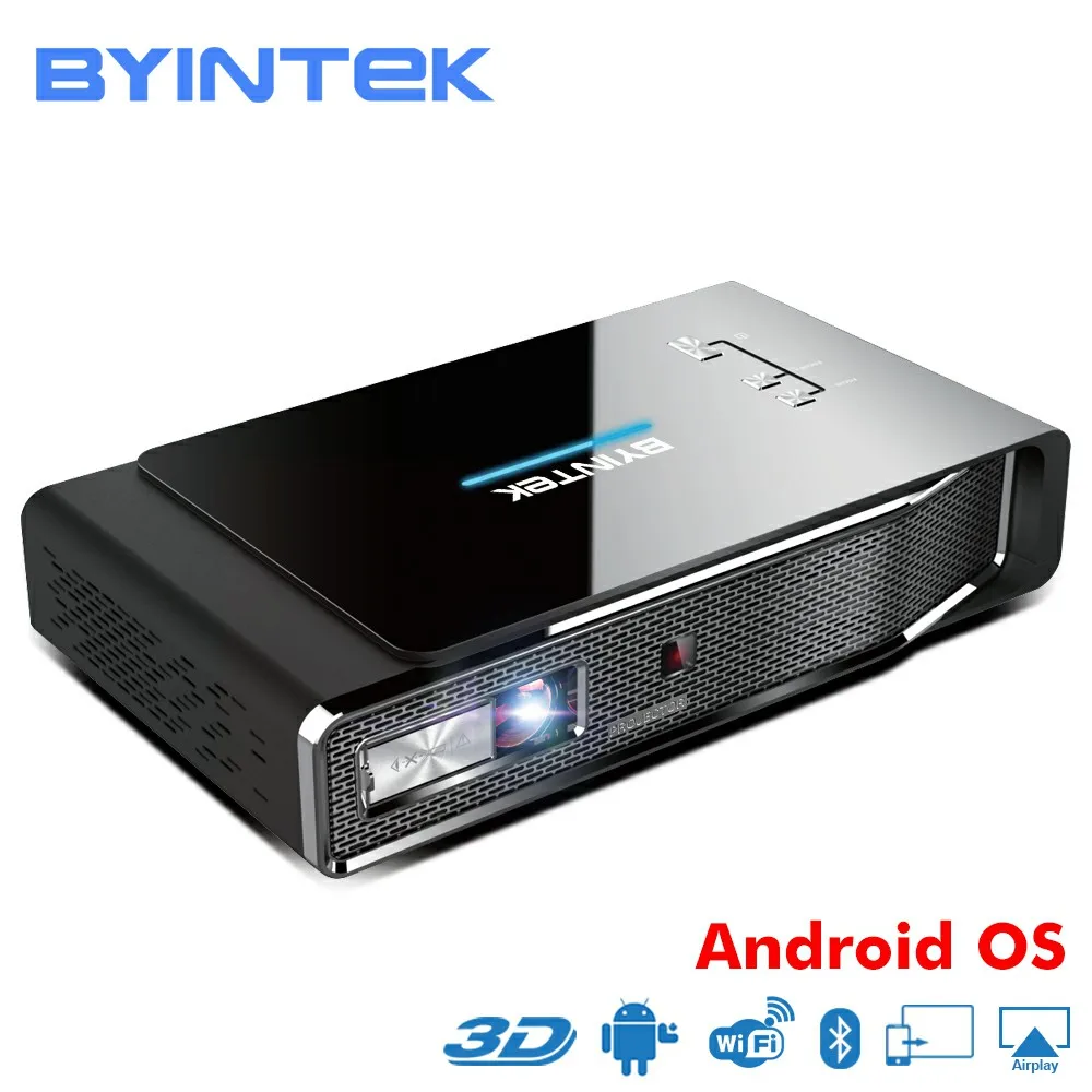 BYINTEK UFO T15 Mini HD DLP 3D Projector for Full HD 1080P HDMI 4K Smart Android WIFI Video Home Theater LED Portable USB
BYINTEK UFO T15 Mini HD DLP 3D Projector for Full HD 1080P HDMI 4K Smart Android WIFI Video Home Theater LED Portable USB