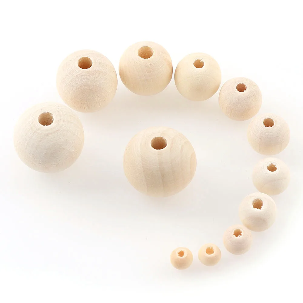 10-500PCS 6-20mm DIY Natural Ball Round Spacer Wooden Beads Eco-Friendly Natural Color Wood Beads Lead-Free Wooden Balls
10-500PCS 6-20mm DIY Natural Ball Round Spacer Wooden Beads Eco-Friendly Natural Color Wood Beads Lead-Free Wooden Balls