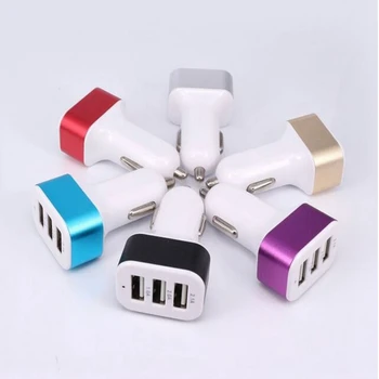 100pcs/lot Micro 3 USB Output Car Charger Universal High Speed Charging for Apple iPhone 4 5 6 7 for samsung s3 s4 blackberry
100pcs/lot Micro 3 USB Output Car Charger Universal High Speed Charging for Apple iPhone 4 5 6 7 for samsung s3 s4 blackberry