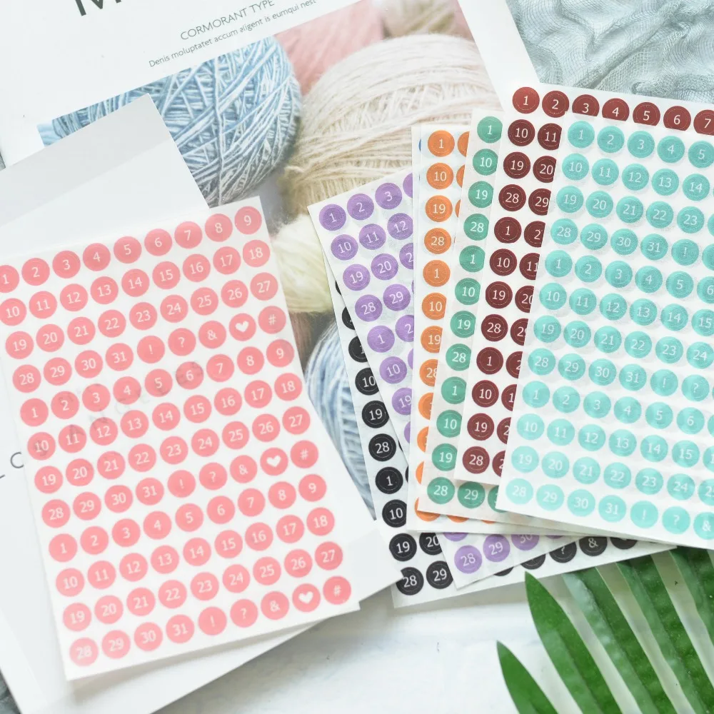 KLJUYP 8sheets Number Self- adhesive Paper Sticker for Scrapbooking Happy Planner/Card Making/Journaling Project
KLJUYP 8sheets Number Self- adhesive Paper Sticker for Scrapbooking Happy Planner/Card Making/Journaling Project