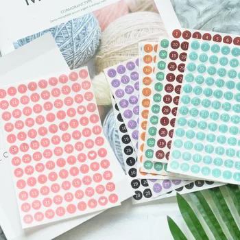 KLJUYP 8sheets Number Self- adhesive Paper Sticker for Scrapbooking Happy Planner/Card Making/Journaling Project
KLJUYP 8sheets Number Self- adhesive Paper Sticker for Scrapbooking Happy Planner/Card Making/Journaling Project