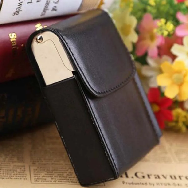 PU Leather Cigarette Box Case with Pouch Lighter Holder Cigarette Case Wallet Design for Men and Women Unisex
PU Leather Cigarette Box Case with Pouch Lighter Holder Cigarette Case Wallet Design for Men and Women Unisex