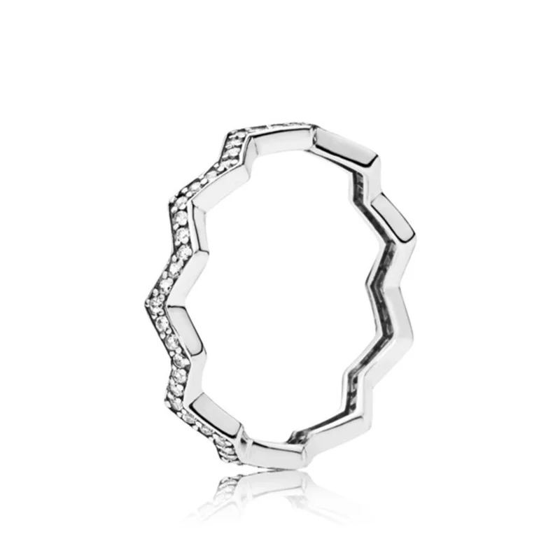 2018 NEW 100% 925 Sterling Silver Romantic Shimmering Zigzag Ring Original Fashion Jewelry Women's Holiday Gift
2018 NEW 100% 925 Sterling Silver Romantic Shimmering Zigzag Ring Original Fashion Jewelry Women's Holiday Gift