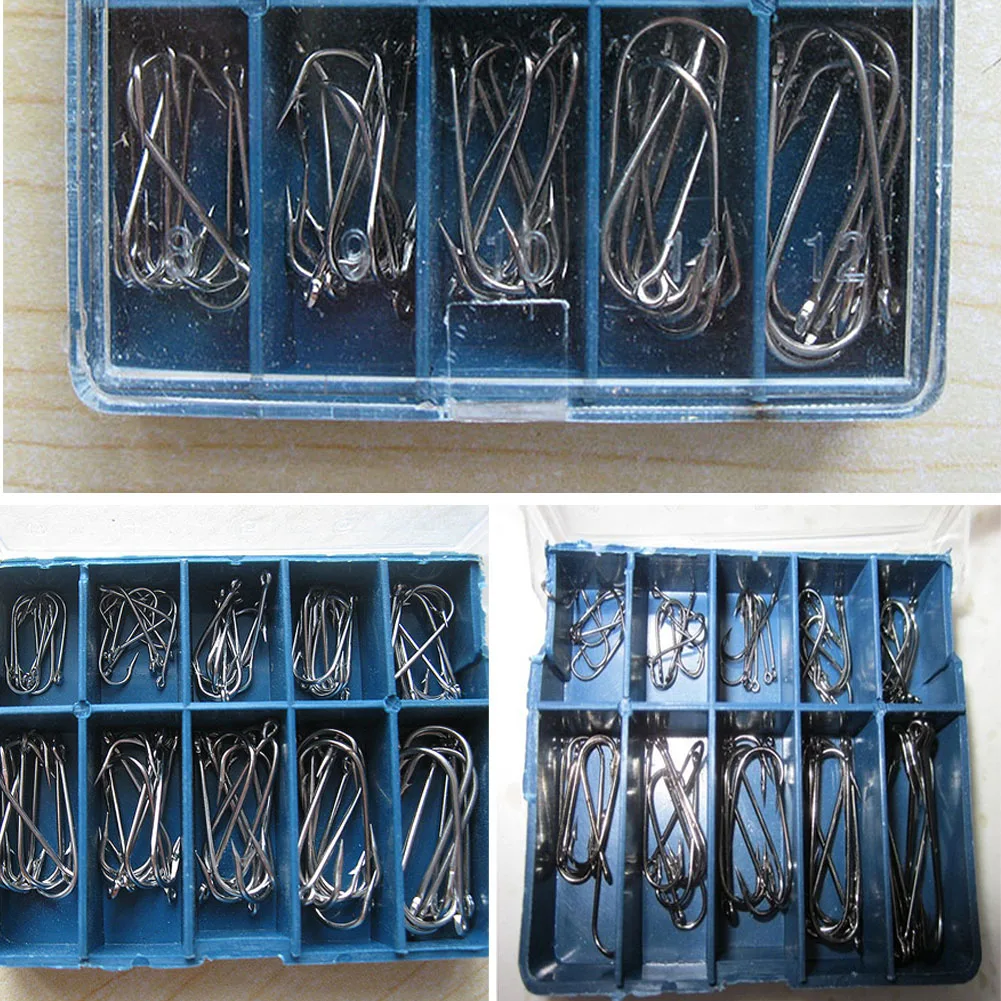 70pcs/set Steel Barbed Fishing Hooks With Hole 3# 4# 5# 6# 7# 8# 9# 10# 11# 12# Fishing Hook Carp Fishing Tackle
70pcs/set Steel Barbed Fishing Hooks With Hole 3# 4# 5# 6# 7# 8# 9# 10# 11# 12# Fishing Hook Carp Fishing Tackle