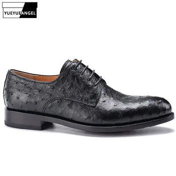 2019 New Men Business Work Genuine Leather Shoes Ostrich Skin Black High Quality Luxury Breathable Casual Leather Shoes Autumn
2019 New Men Business Work Genuine Leather Shoes Ostrich Skin Black High Quality Luxury Breathable Casual Leather Shoes Autumn