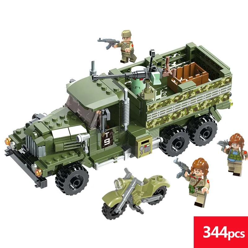 Military series Russia Soviet Union Ural Truck Building Blocks soldier figures Toys for Children gifts compatible legoings
Military series Russia Soviet Union Ural Truck Building Blocks soldier figures Toys for Children gifts compatible legoings