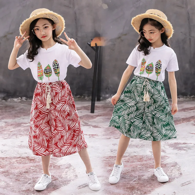 Children's Clothing Summer Girl Set 2019 New Children Short T-shirts + Loose Pants Two Pieces Sets Kids Clothes 3 6 9 12
Children's Clothing Summer Girl Set 2019 New Children Short T-shirts + Loose Pants Two Pieces Sets Kids Clothes 3 6 9 12