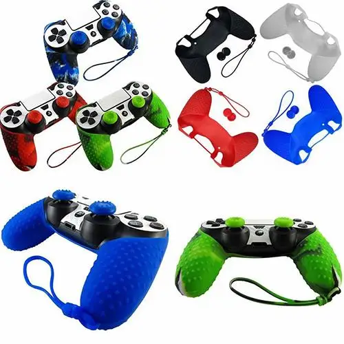 HOT Silicone Protective Skin Cover Case for Playstation PS4 Controller Gamepad Joystick
HOT Silicone Protective Skin Cover Case for Playstation PS4 Controller Gamepad Joystick
