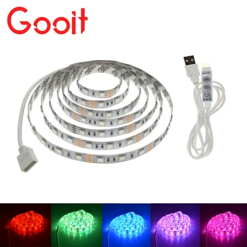 USB 5V LED Strip 5050 3528 Tape DC5V TV Background Lighting DIY Decorative Lamp RGB/Warm White/White
USB 5V LED Strip 5050 3528 Tape DC5V TV Background Lighting DIY Decorative Lamp RGB/Warm White/White