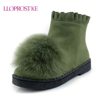 LLOPROST KE Women Ankle Boots 2017 Winter Hot Selling Women Boots The Fox Fur Comfortable Breathe Freely Keep Warm Shoes LYZ033
LLOPROST KE Women Ankle Boots 2017 Winter Hot Selling Women Boots The Fox Fur Comfortable Breathe Freely Keep Warm Shoes LYZ033