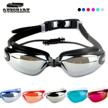 Men Women Professional Electroplate Swim Glasses Waterproof Silicone Anti Fog UV Protection Swimming Goggles Eyewear Earplugs
Men Women Professional Electroplate Swim Glasses Waterproof Silicone Anti Fog UV Protection Swimming Goggles Eyewear Earplugs