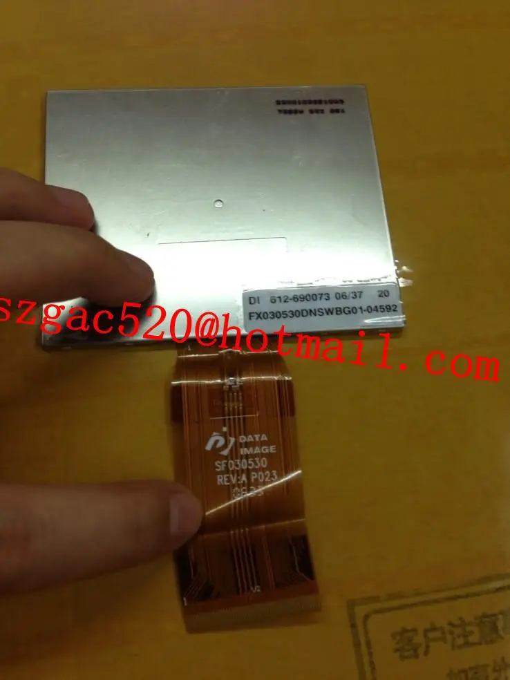 Original DATA IMAGE 3.5" inch SE030530 REV:A SF030530 REV:A LCD screen for ARCHOS 405 404 MP4 LCD screen
Original DATA IMAGE 3.5" inch SE030530 REV:A SF030530 REV:A LCD screen for ARCHOS 405 404 MP4 LCD screen