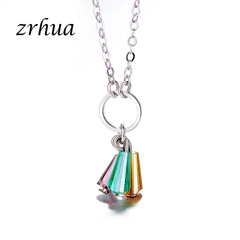 ZRHUA Hot Delicate Colorful 925 Sterling Silver Pendant Necklace Chain Wedding Jewelry for Women Femme Engagement Birthday Gifts
ZRHUA Hot Delicate Colorful 925 Sterling Silver Pendant Necklace Chain Wedding Jewelry for Women Femme Engagement Birthday Gifts