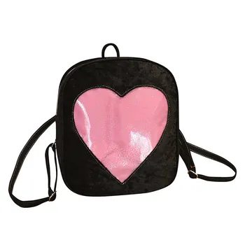 Maison Fabre Fashion Girls Heart Print Flock Zipper Backpack School Bag Fashion Shoulder Bag
Maison Fabre Fashion Girls Heart Print Flock Zipper Backpack School Bag Fashion Shoulder Bag