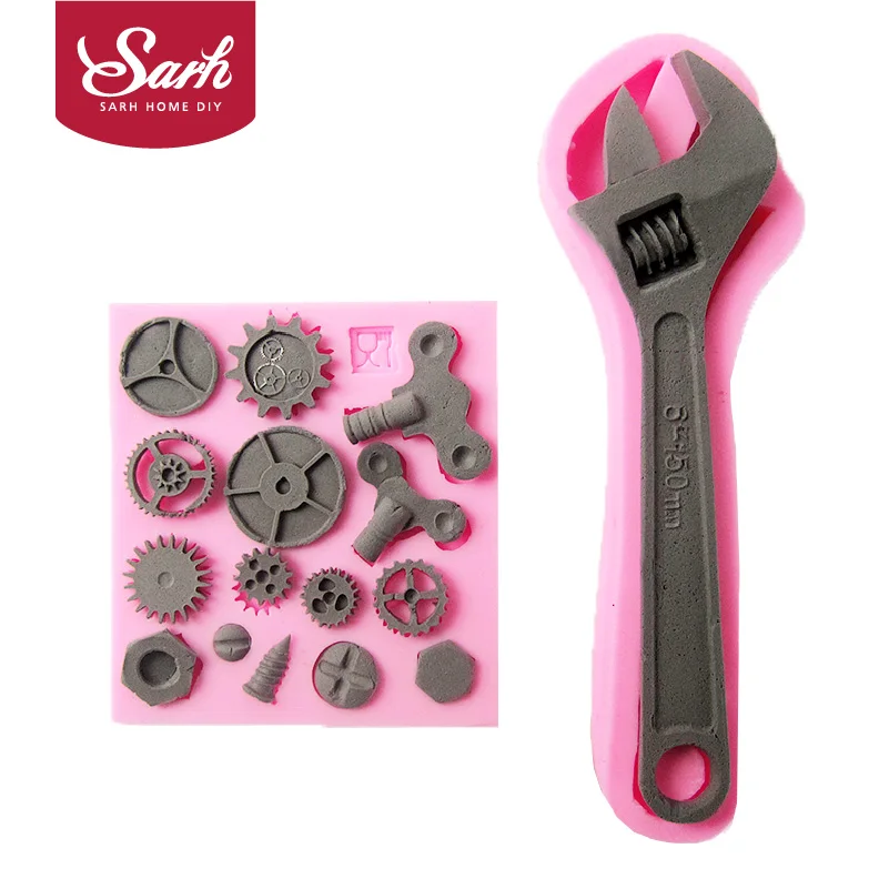 New Fashion Mechanical Screw Gear Wrench Series Cake Border Fondant Cake Molds for Kitchen Baking Decoration Tool
New Fashion Mechanical Screw Gear Wrench Series Cake Border Fondant Cake Molds for Kitchen Baking Decoration Tool
