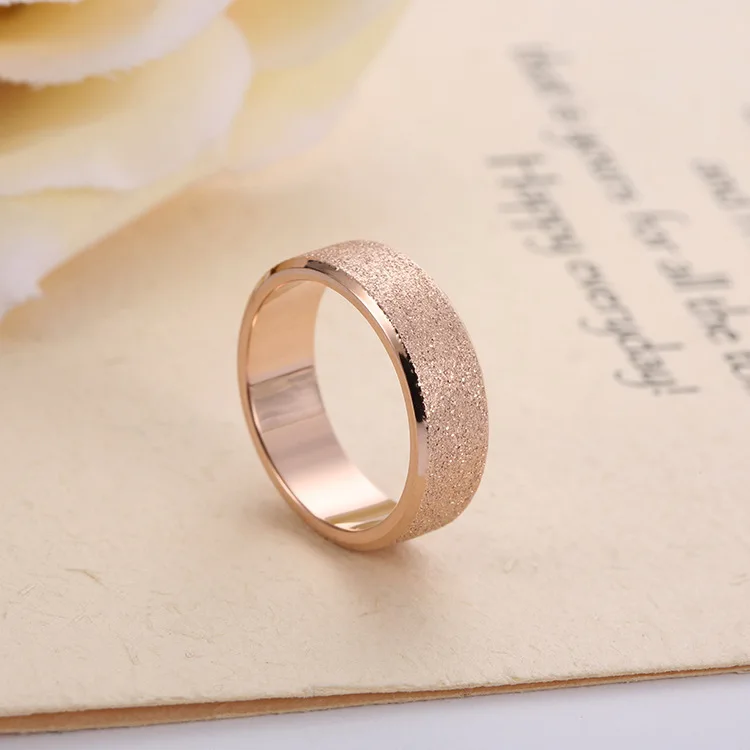 Fashion jewel, 6mm ring, wide titanium steel gold ring, new hot style, couples ring Wholesale
Fashion jewel, 6mm ring, wide titanium steel gold ring, new hot style, couples ring Wholesale