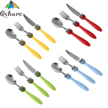 Qshare Baby Spoon Dessert Gadgets Kids Tableware Tester Stainless Steel Children Feeding Spoon Cartoon Feeding for children
Qshare Baby Spoon Dessert Gadgets Kids Tableware Tester Stainless Steel Children Feeding Spoon Cartoon Feeding for children