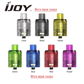6pcs Original 2ml/3ml IJOY Mystique Mesh Tank 0.15ohm Coil Head Top Refill & Bottom Airflow Replacement Ecig Vape Tank Atomizer
6pcs Original 2ml/3ml IJOY Mystique Mesh Tank 0.15ohm Coil Head Top Refill & Bottom Airflow Replacement Ecig Vape Tank Atomizer
